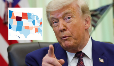 Map Shows Trump’s Approval Rating in Every State on His Birthday