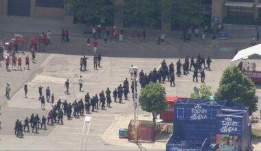 Two people arrested for assaulting police at Toronto Stadium