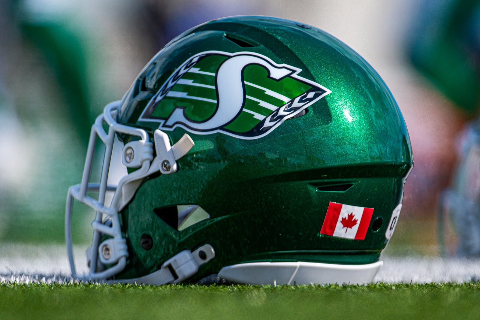 Saskatchewan Roughriders helmet