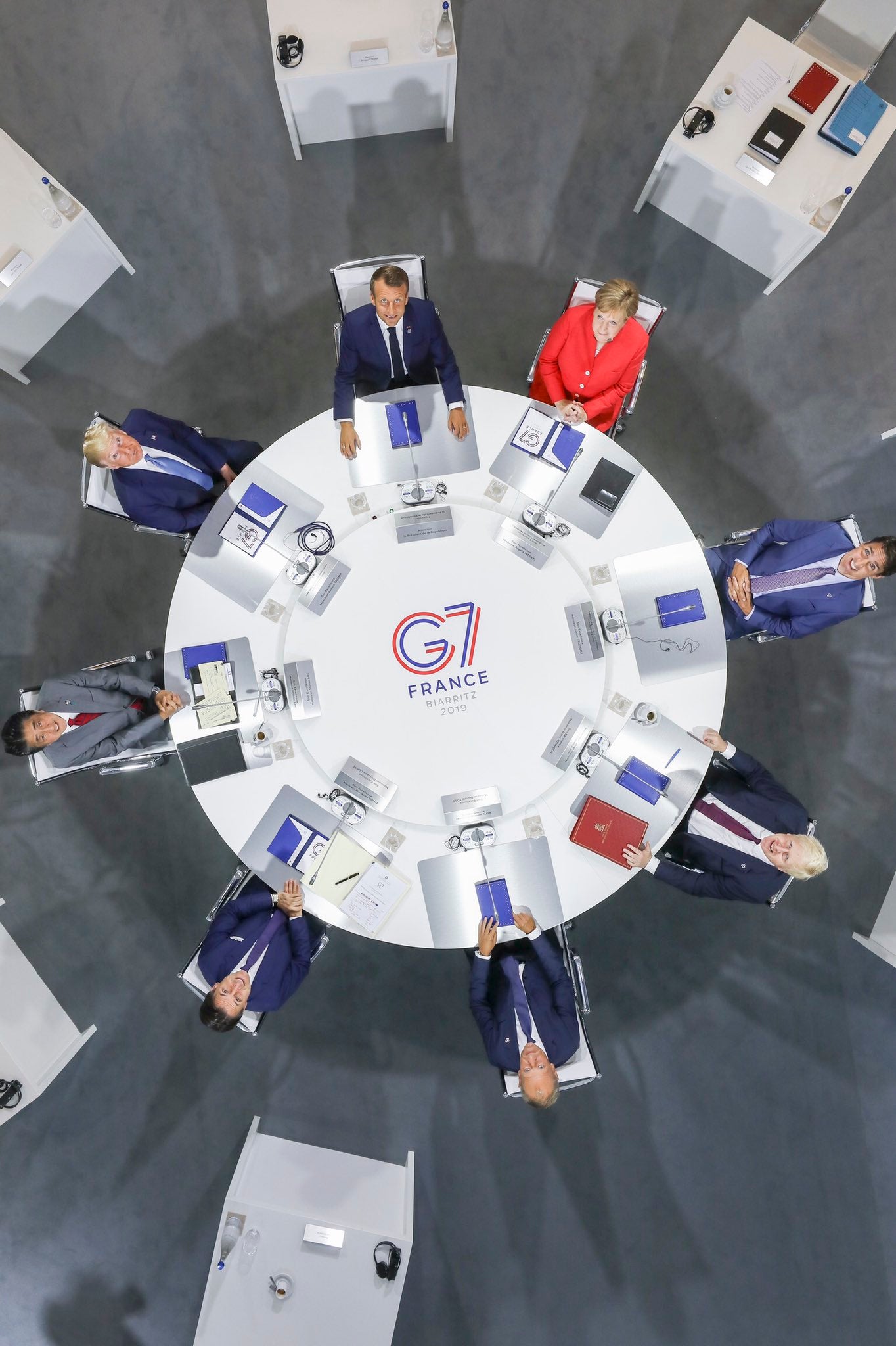 The G7 looked very different in 2019, during a similar shot of world leaders