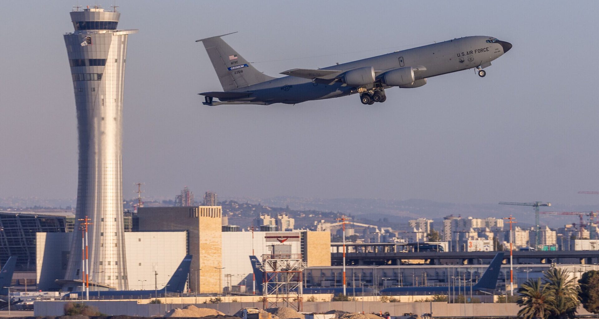 US said to be moving 20% of its refuelers from Israel airport, easing travel pressure