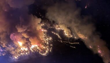 Multiple properties under evacuation alert due to raging B.C. wildfire - CTV News