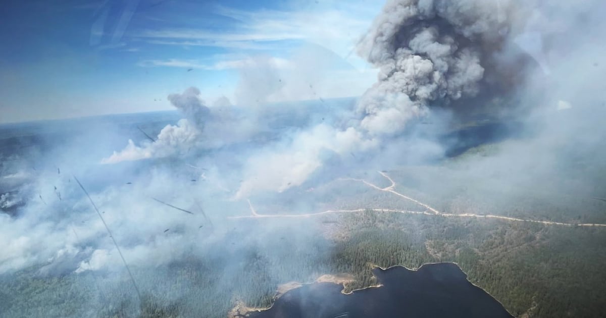 Mandatory evacuation in place as Timmins 9 forest fire surges to 2,945 ha - CTV News