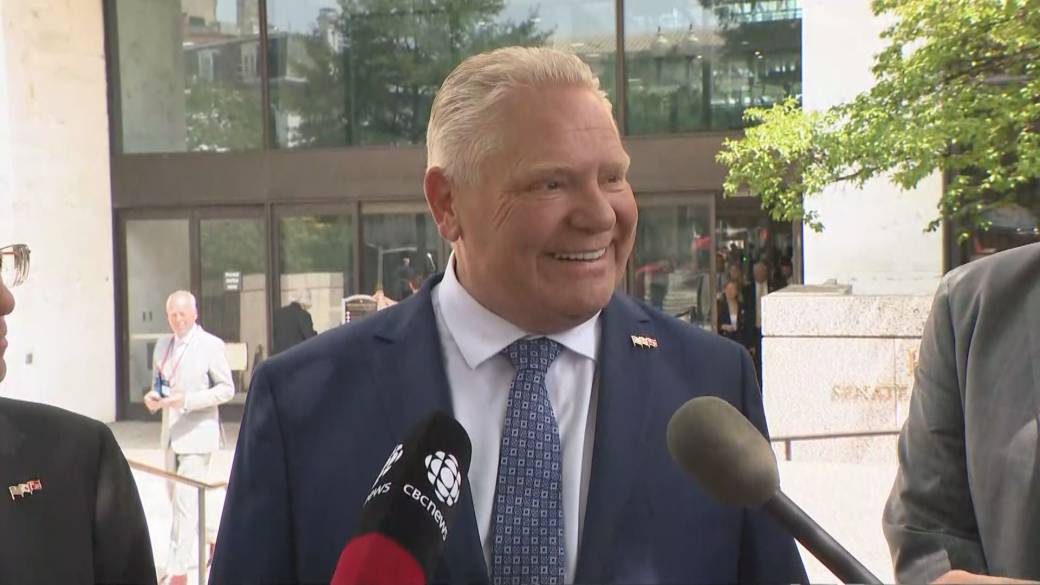 Click to play video: '‘Everyone’s going to be Kumbaya’: Ford on U.S.-Canada tensions as CUSMA review deadline looms'