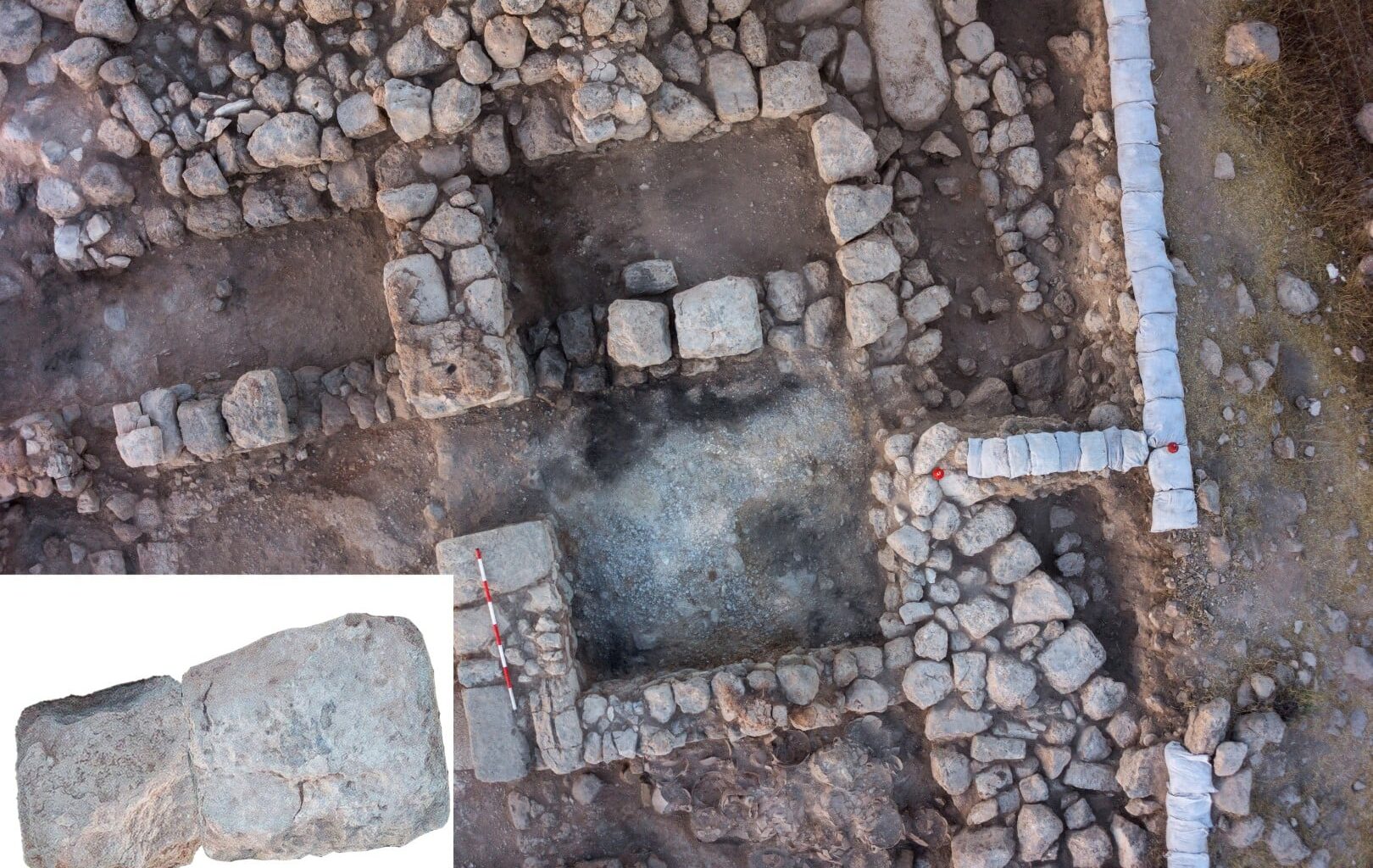Rare cultic stone from Israelite mansion may testify to King Hezekiah’s biblical reform