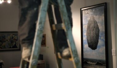 Child Pierces Magritte Masterpiece with Pine Cone at Israel Museum