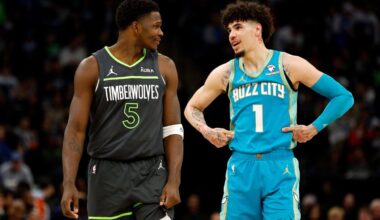 Timberwolves interested in uniting Anthony Edwards and LaMelo Ball: Sources
