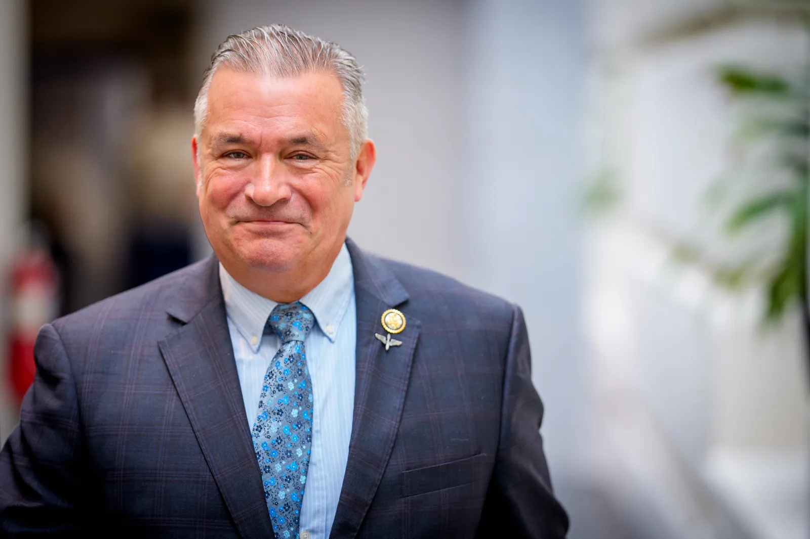 Representative Don Bacon, a Nebraska Republican, arrives for a House Republican conference meeting at the U.S. Capitol on May 6, 2025, in Washington, DC.