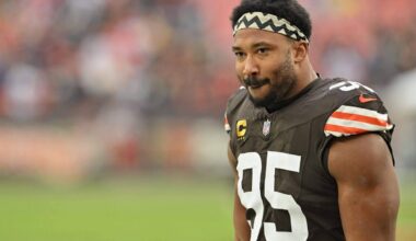 Browns trading Myles Garrett to Rams in NFL blockbuster: Sources
