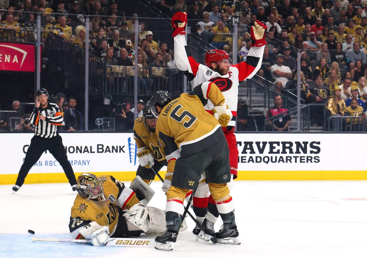 Hurricanes edge Golden Knights, even series in chaotic Stanley Cup Final Game 4: Takeaways