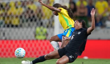 Eight red cards shown to Brazil in fiery friendly against US women | Football News