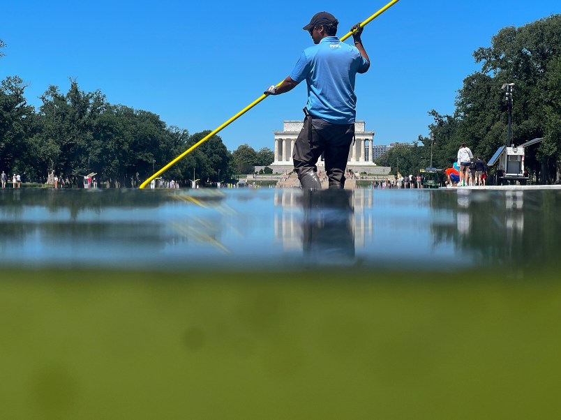The Reflecting Pool as a Reflection of Trump’s Corruption and Tin-Potism
