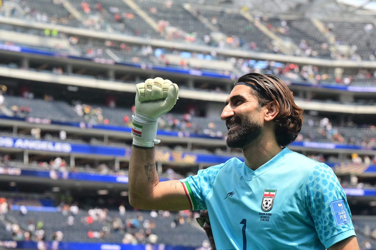 The Iran goalkeeper who ran away from home and is now a World Cup hero