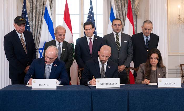 Israel and Lebanon sign framework agreement with US in 'first step' toward peace, Rubio says
