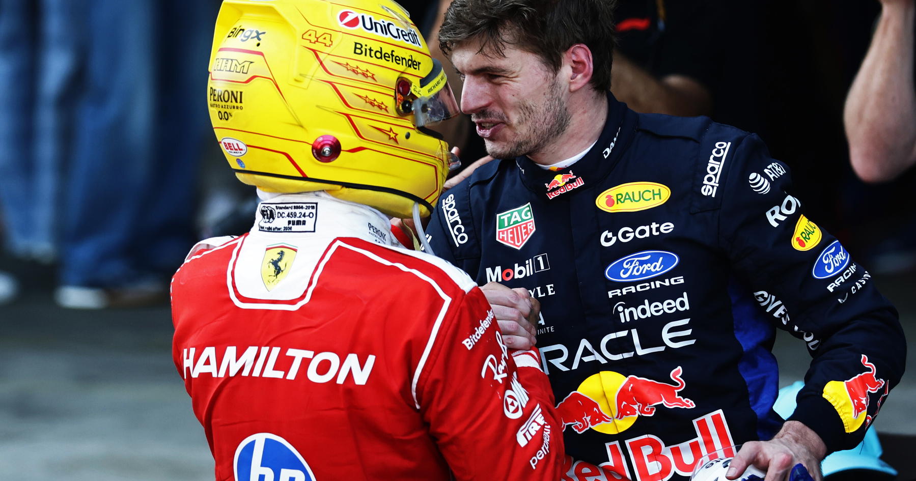 Max Verstappen delivers Lewis Hamilton message as Ferrari driver details 'big shock' - RacingNews365 Review