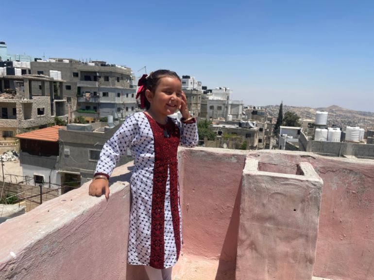 Girl on rooftop