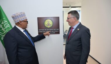 Visiting Somaliland president opens embassy in Jerusalem
