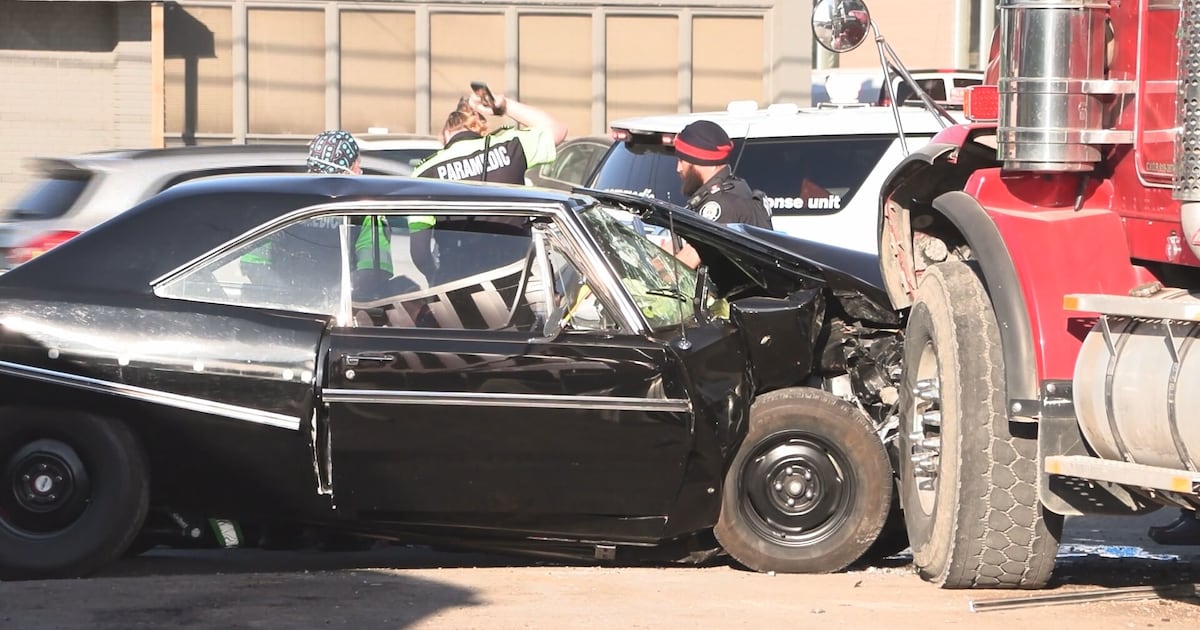 Male dead after driver hits parked truck in Etobicoke