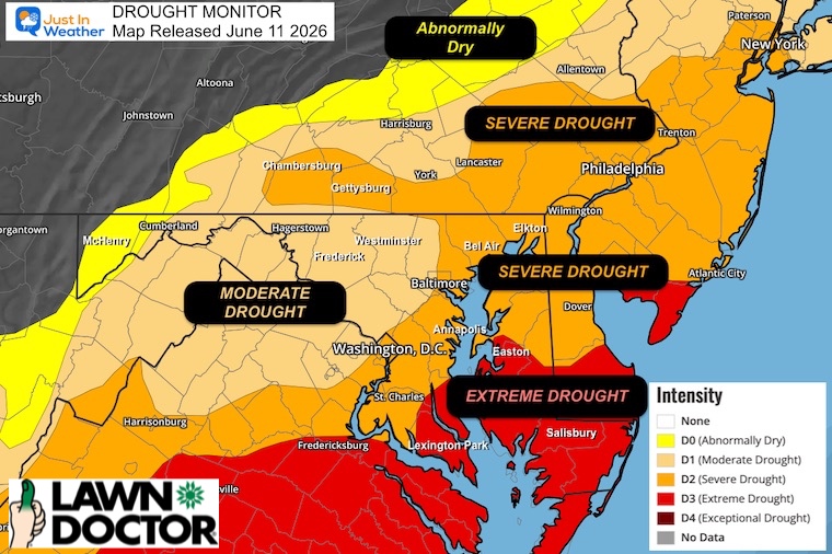June 12 weather Drought Monitor