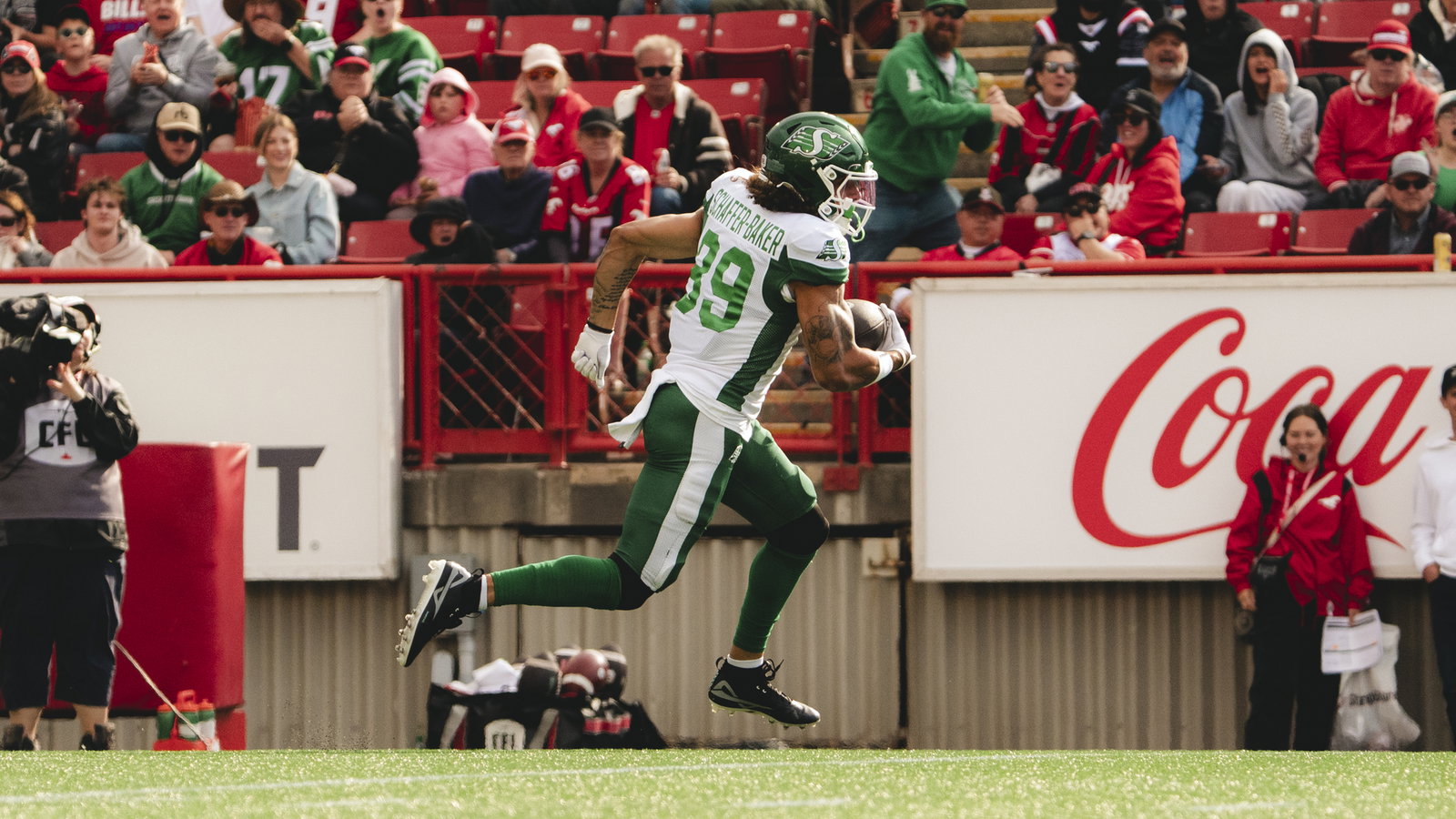 'Be careful what you wish for': Riders fire back at Stampeders for desiring 2025 playoff matchup after OT victory