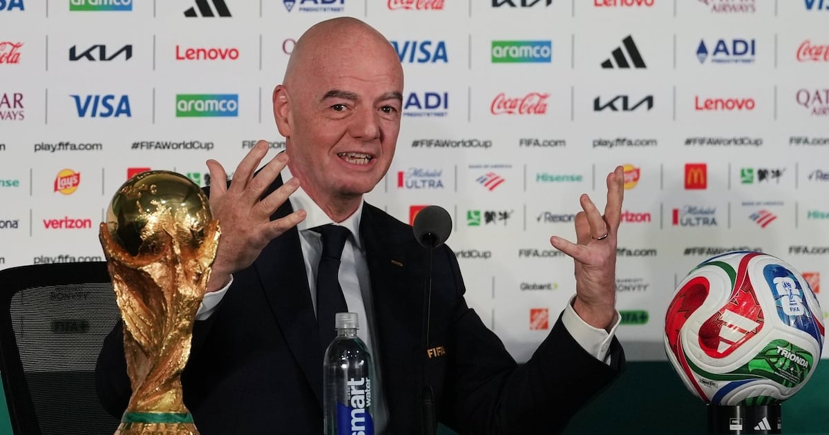 FIFA's Infantino defends World Cup ticket prices, says fans 'should chill' about ref denied US entry