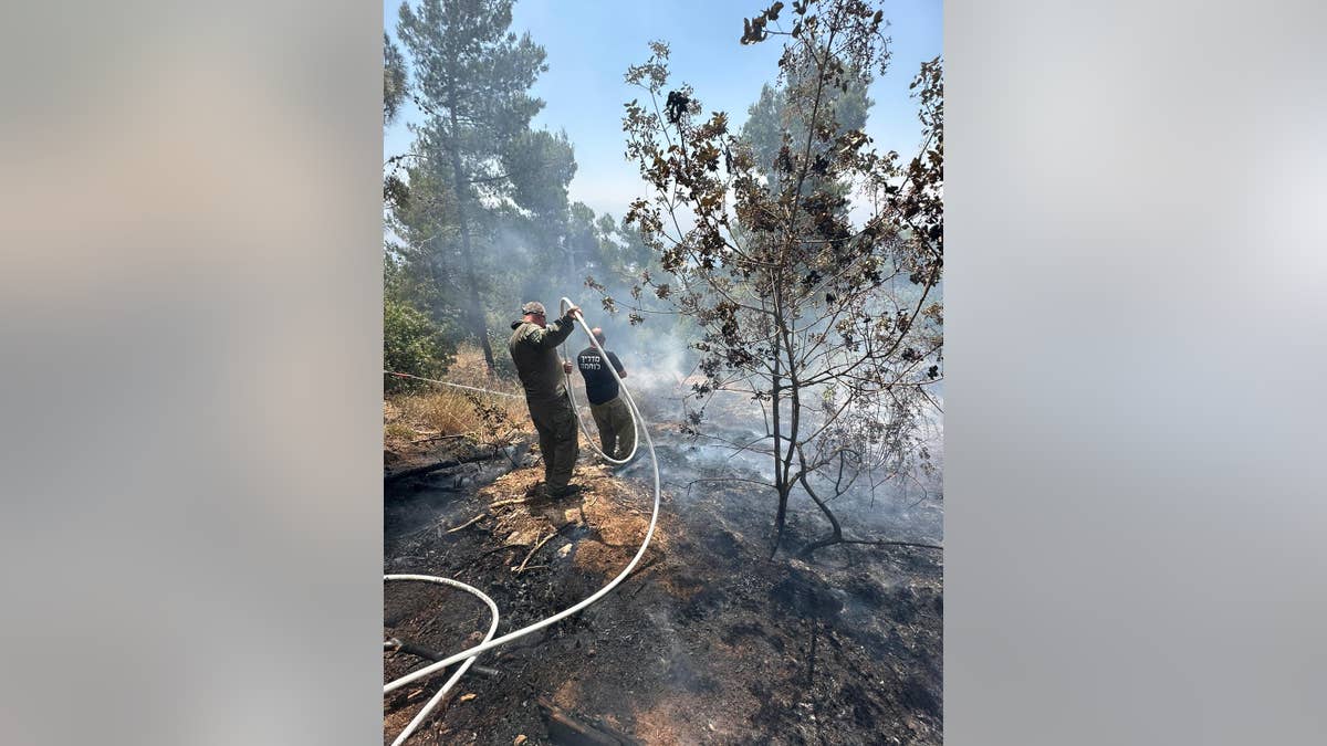 Members of the Kibbutz Manara rapid response unit responding to rocket attacks