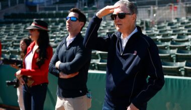 Red Sox primary owner John Henry (right) hired Craig Breslow as the team's Chief Baseball Officer in October 2023, the team having cycled through Dave Dombrowski (2015-19) and Chaim Bloom (2020-23) in relatively quick succession.