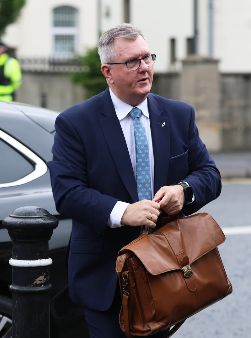 Jeffrey Donaldson resigned as DUP leader and was suspended from the party after the allegations emerged