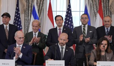 Lebanon and Israel sign framework agreement in Washington
