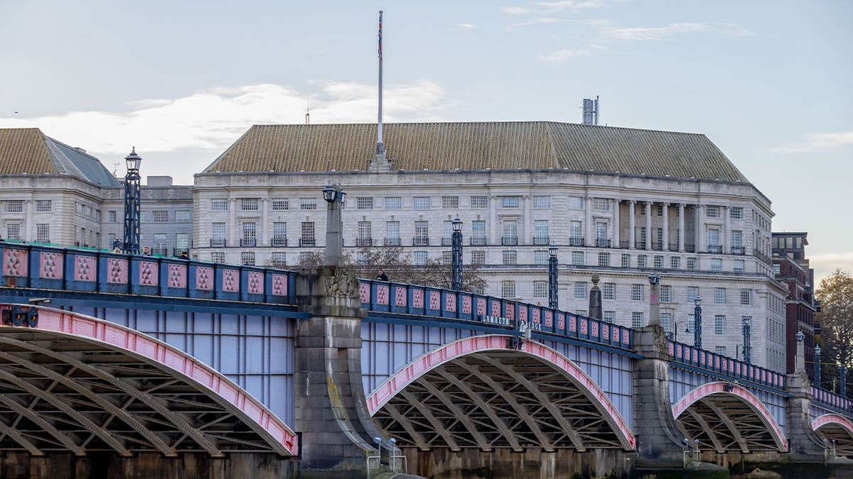 The Thames House headquarters of MI5 in London, UK