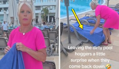 This Video Of A Woman On Vacation Removing All The Towels From Pool Chairs Is Going Mega Viral - BuzzFeed