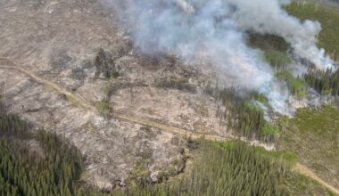 Evacuation alert issued as crews battle massive wildfire in B.C. Interior - CTV News
