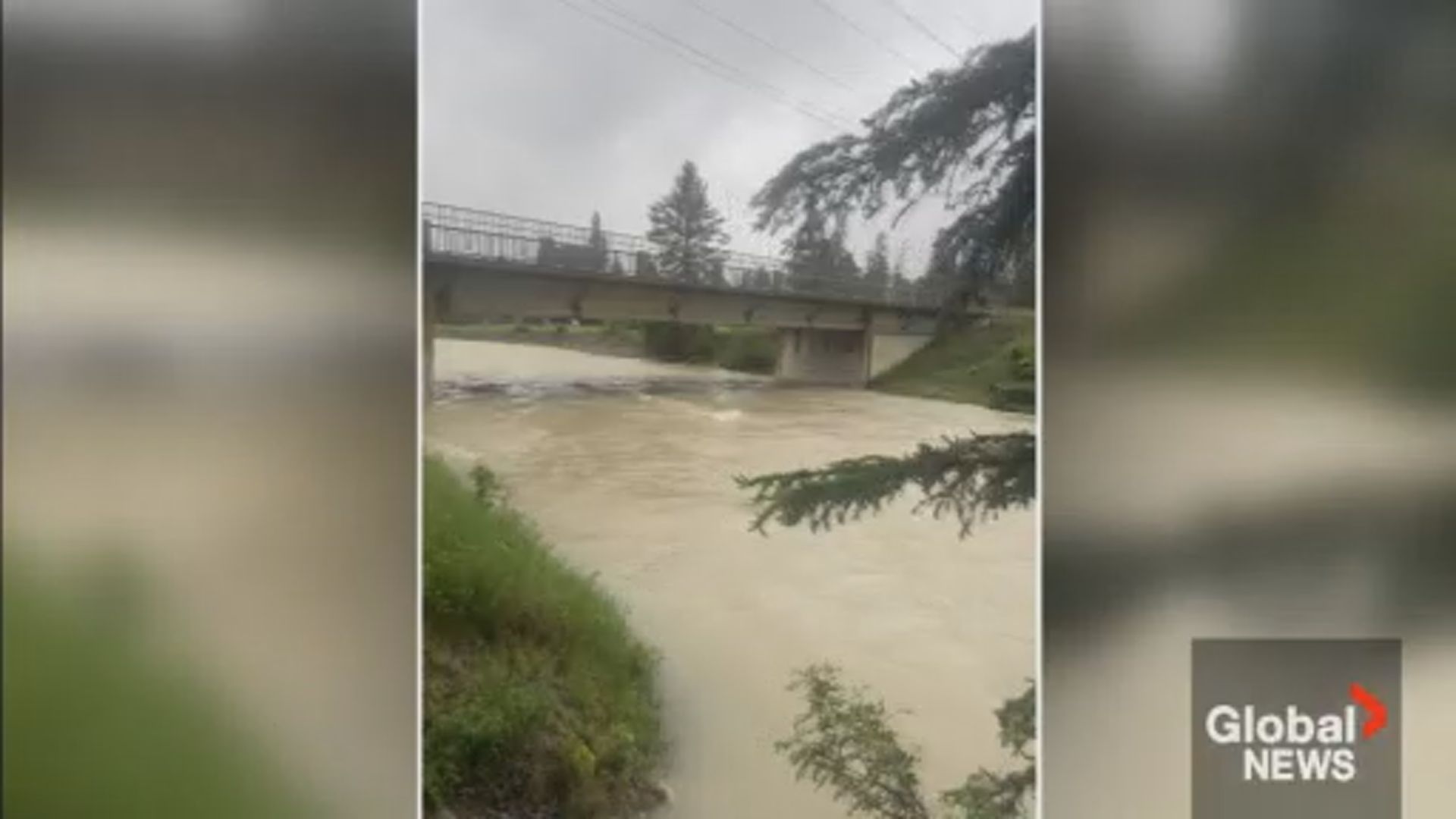 Click to play video: 'Heavy rain elevates flood concerns in Alberta, B.C.'