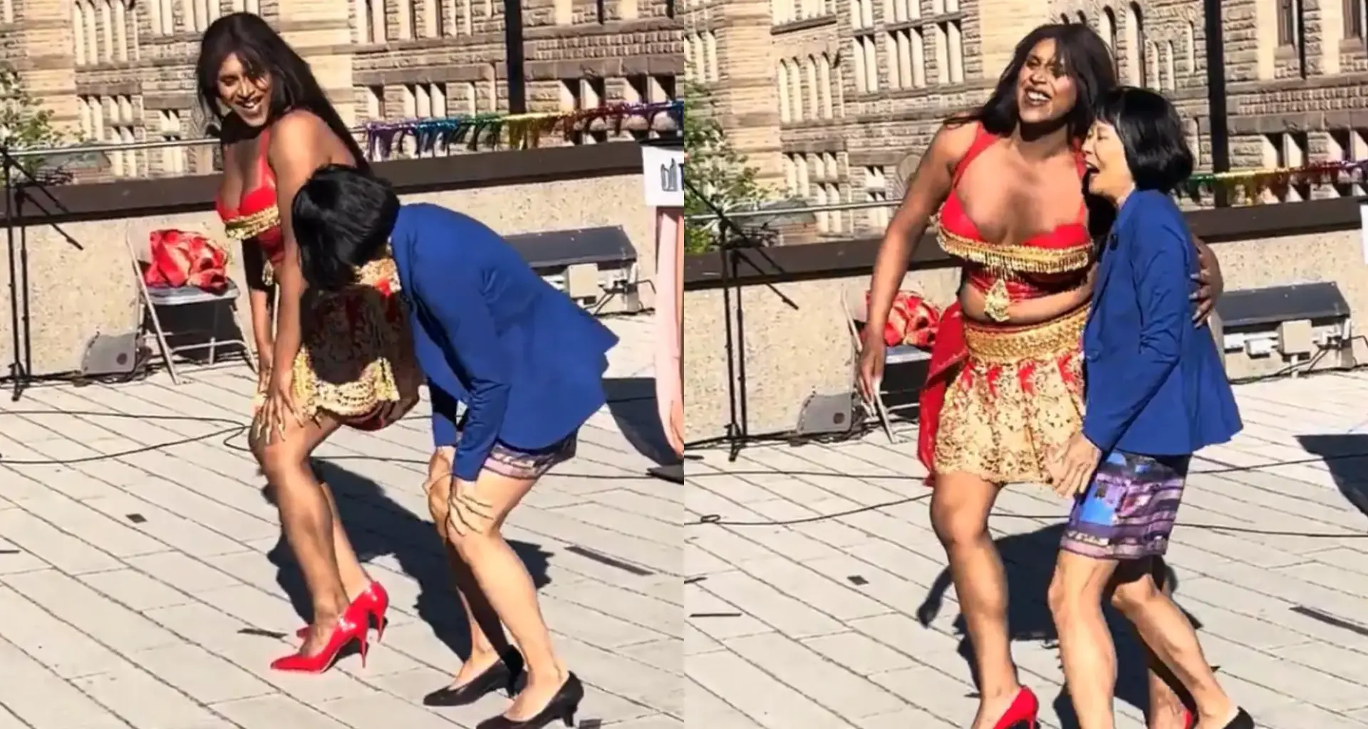 Olivia Chow goes viral for dancing at Pride event