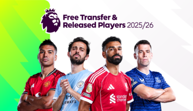 Premier League clubs' released lists