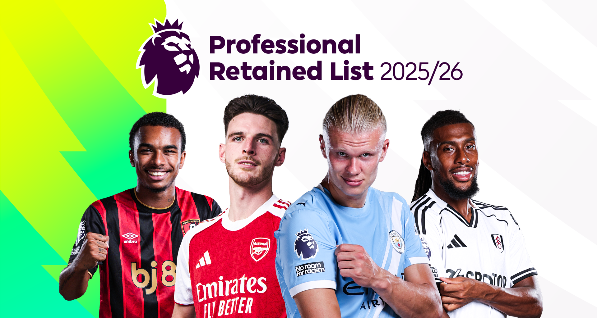 Premier League clubs publish 2025/26 retained lists