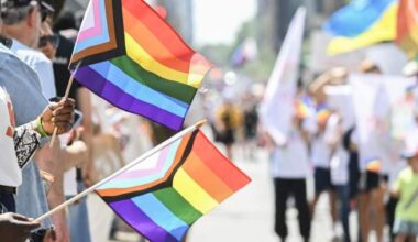 Community reacts to flag burning just days before Pride celebrations
