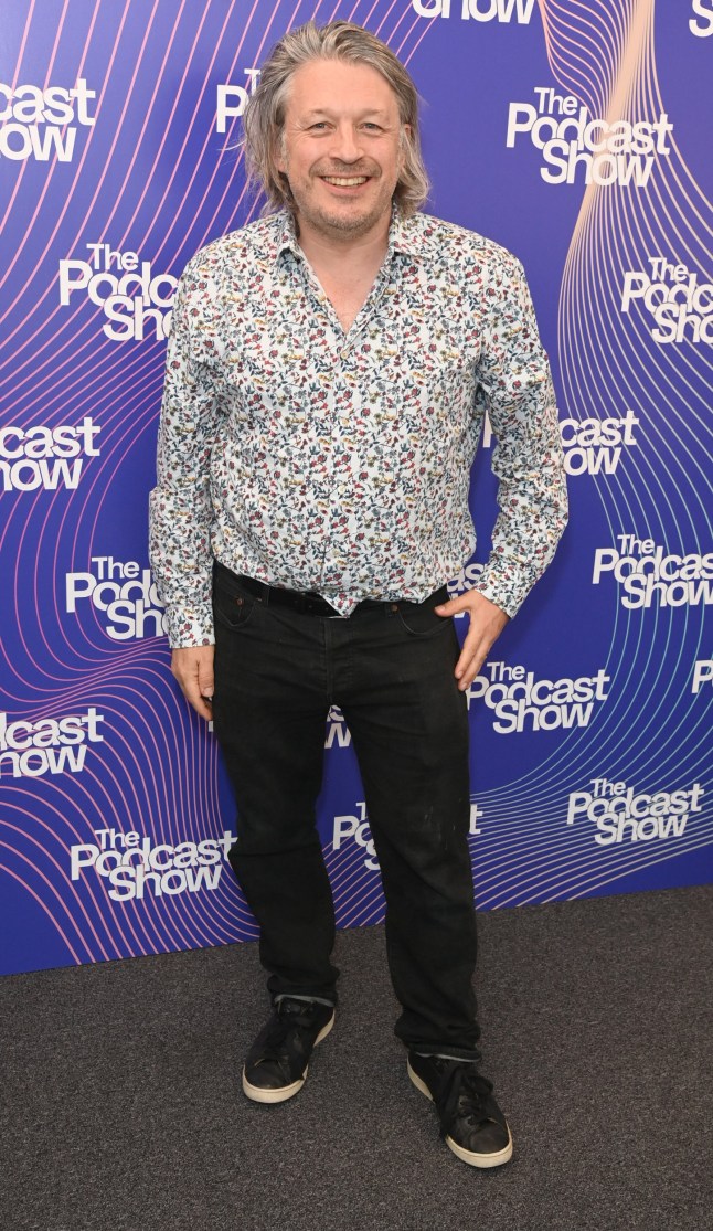 LONDON, ENGLAND - MAY 25: Richard Herring attends The Podcast Show 2022 at the Business Design Centre on May 25, 2022 in London, England. Photo by Dave Benett