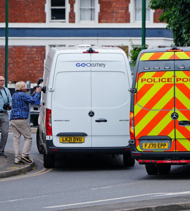A prison van with a police escort leaves Nottingham Magistrates' Court where Valdo Calocane, 31, is charged with the murder of three people killed in Nottingham in a knife and van attack. The former university student has been charged with three counts of murder after two talented sportspeople - Grace O'Malley-Kumar and Barnaby Webber - and a school caretaker Ian Coates were found stabbed to death on Tuesday morning. Picture date: Saturday June 17, 2023. PA Photo. See PA story COURTS Nottingham. Photo credit should read: Ben Birchall/PA Wire