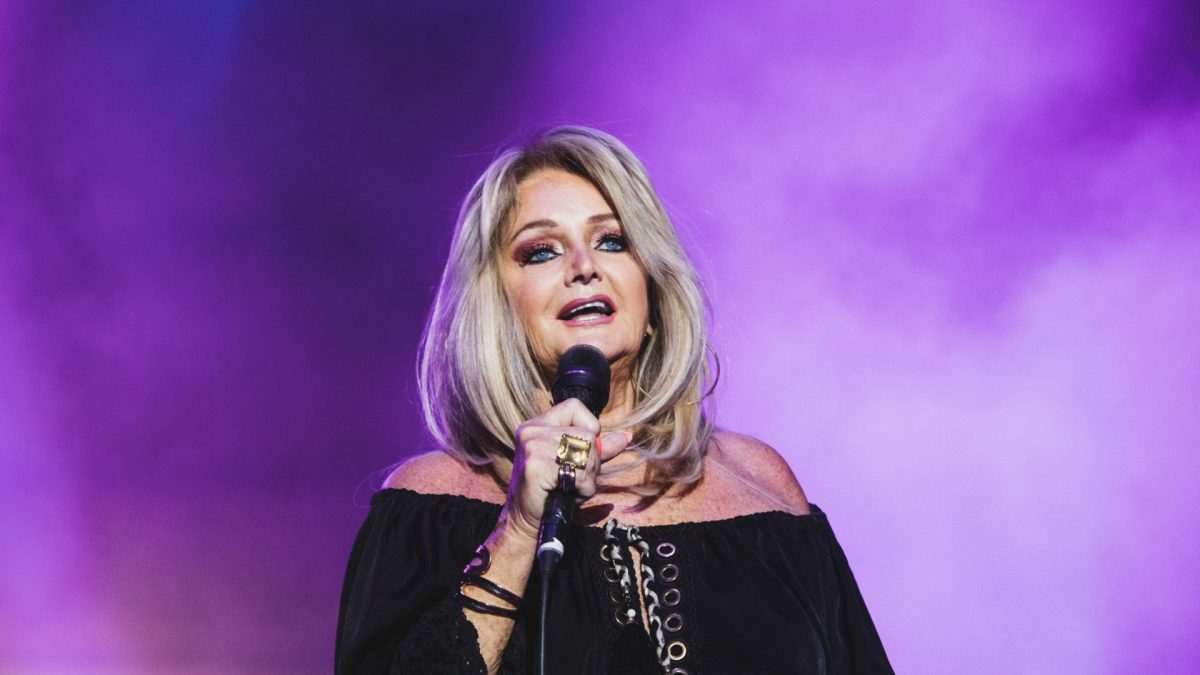 MADRID, SPAIN - JULY 30: Welsh singer Bonnie Tyler performs on stage at Push Play music festival at Hipodromo de Madrid on July 30, 2021 in Madrid, Spain. (Photo by Aldara Zarraoa/Redferns)