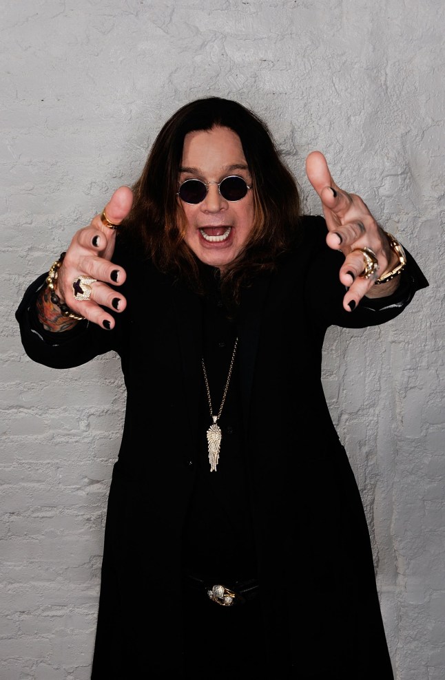NEW YORK, NY - APRIL 25: Ozzy Osbourne visits the Tribeca Film Festival 2011 portrait studio on April 25, 2011 in New York City. (Photo by Larry Busacca/Getty Images for Tribeca Film Festival)