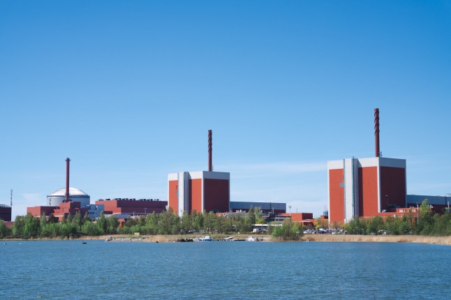 Picture taken on May 18, 2026 shows (from left) reactors number 3, 1, 2 of the Olkiluoto nuclear power plant in Eurajoki, southwestern Finland, close to the site of the Onkalo nuclear repository, that is expected to be the world's first permanent repository for radioactive spent nuclear fuel. (Photo by Alessandro RAMPAZZO / AFP via Getty Images)