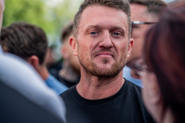 Mandatory Credit: Photo by Lab Mo/SOPA Images/Shutterstock (16909264b) Tommy Robinson arrives in Southampton to speak at a flash protest outside Southampton Central Police Station. Southampton locals organized a flash protest following the release of Police body-cam footage of the arrest and subsequent death of Henry Nowak. The 18 year old was handcuffed by Hampshire Constabulary who accused him of racial abuse and did not believe that he had been stabbed. He subsequently bled to death in custody. The protest outside Southampton Central Police Station accused the government of 2 tier policing. Henry Nowak Southampton flash protest in London - 02 Jun 2026