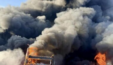Huge fire that destroyed 36 double-decker buses believed to be arson | News UK