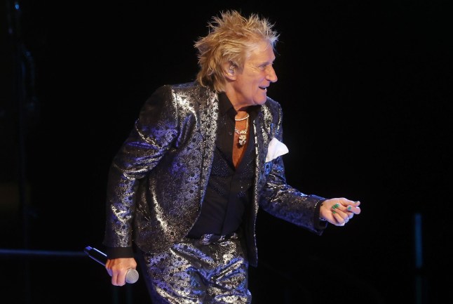 Rod Stewart performs at Mortgage Matchup Center on June 08, 2026 in Phoenix, Arizona. (Photo by John Medina/Getty Images)