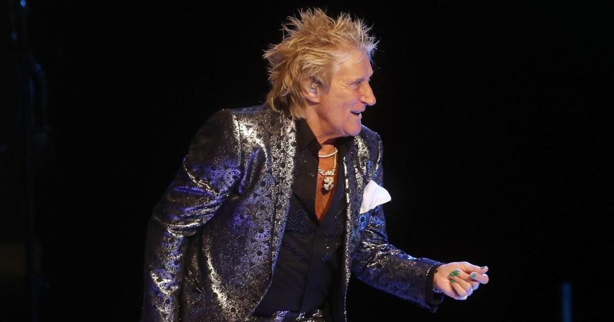 Rod Stewart, 81, forced to use oxygen tank onstage after he almost faints mid-concert