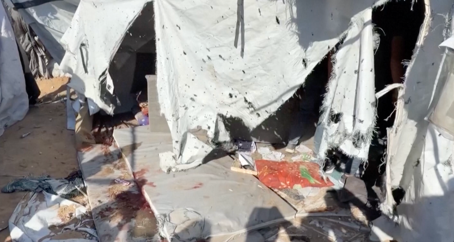 Israeli attack on Gaza City tent camp kills several Palestinians | Gaza News