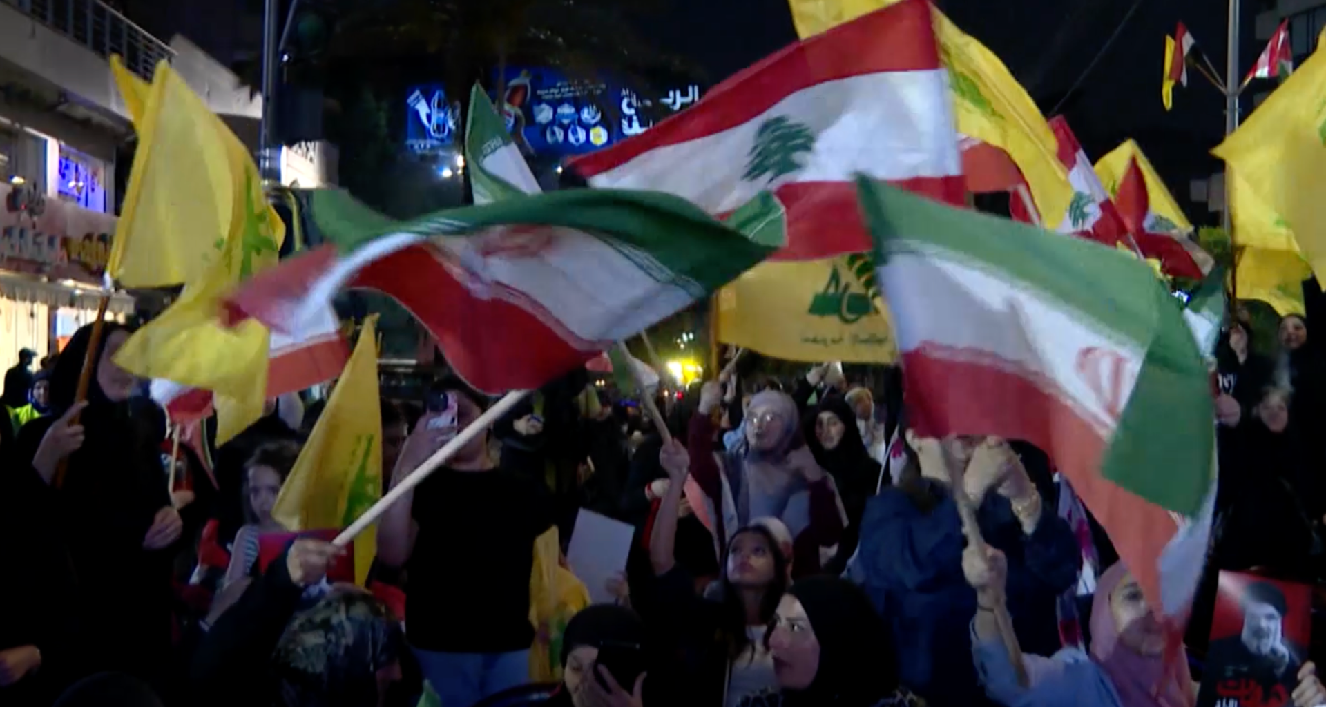 Dahiyeh crowds rally in favour of Iranian support against Israel | Conflict News