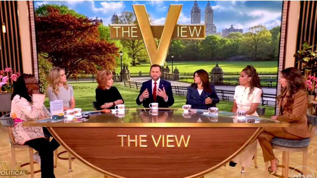 JD Vance Tries To Clean Up For Trump In First Guest Spot On 'The View'