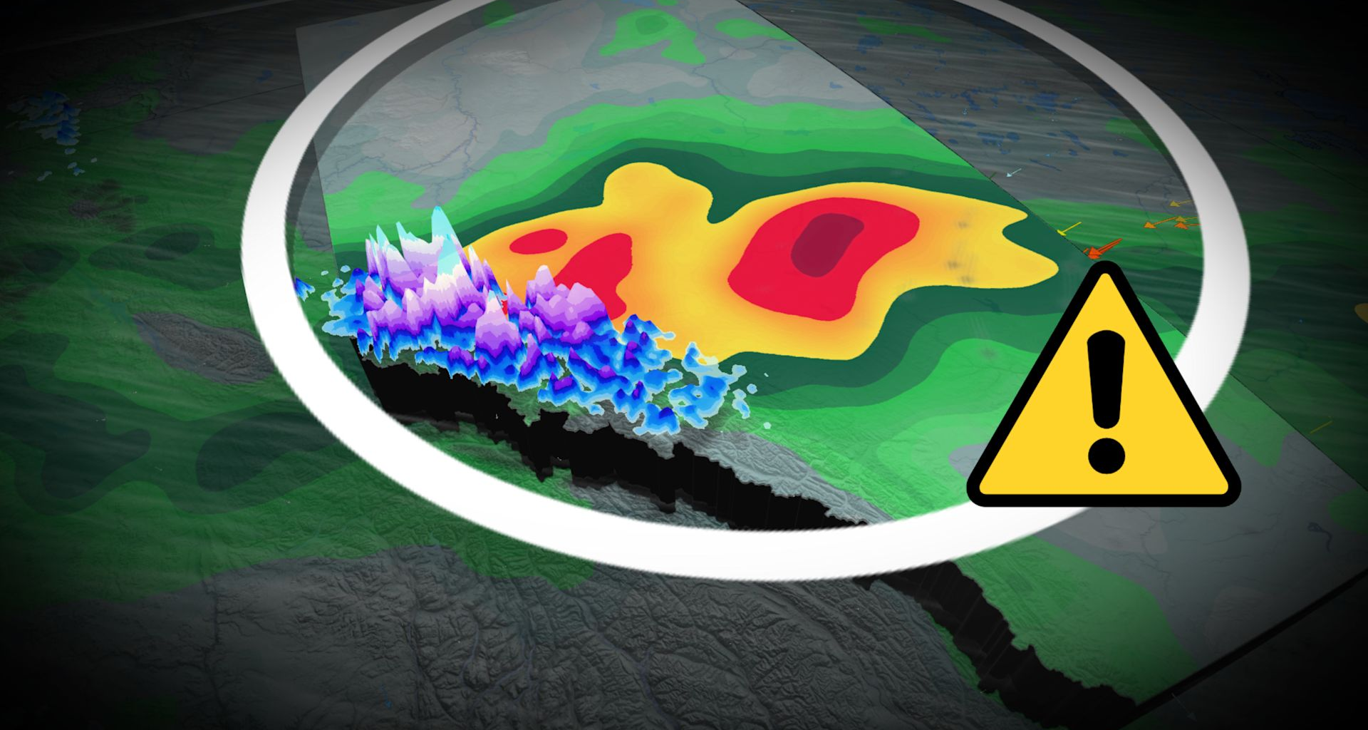 50-100 mm: Heavy weekend rain, storms, and snow target Alberta